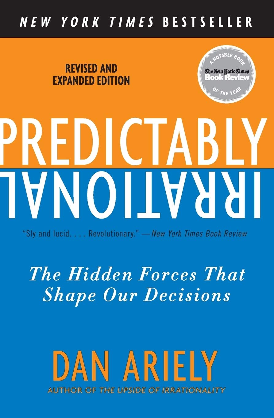 Front cover of the Predictably Irrational book by Dan Ariely